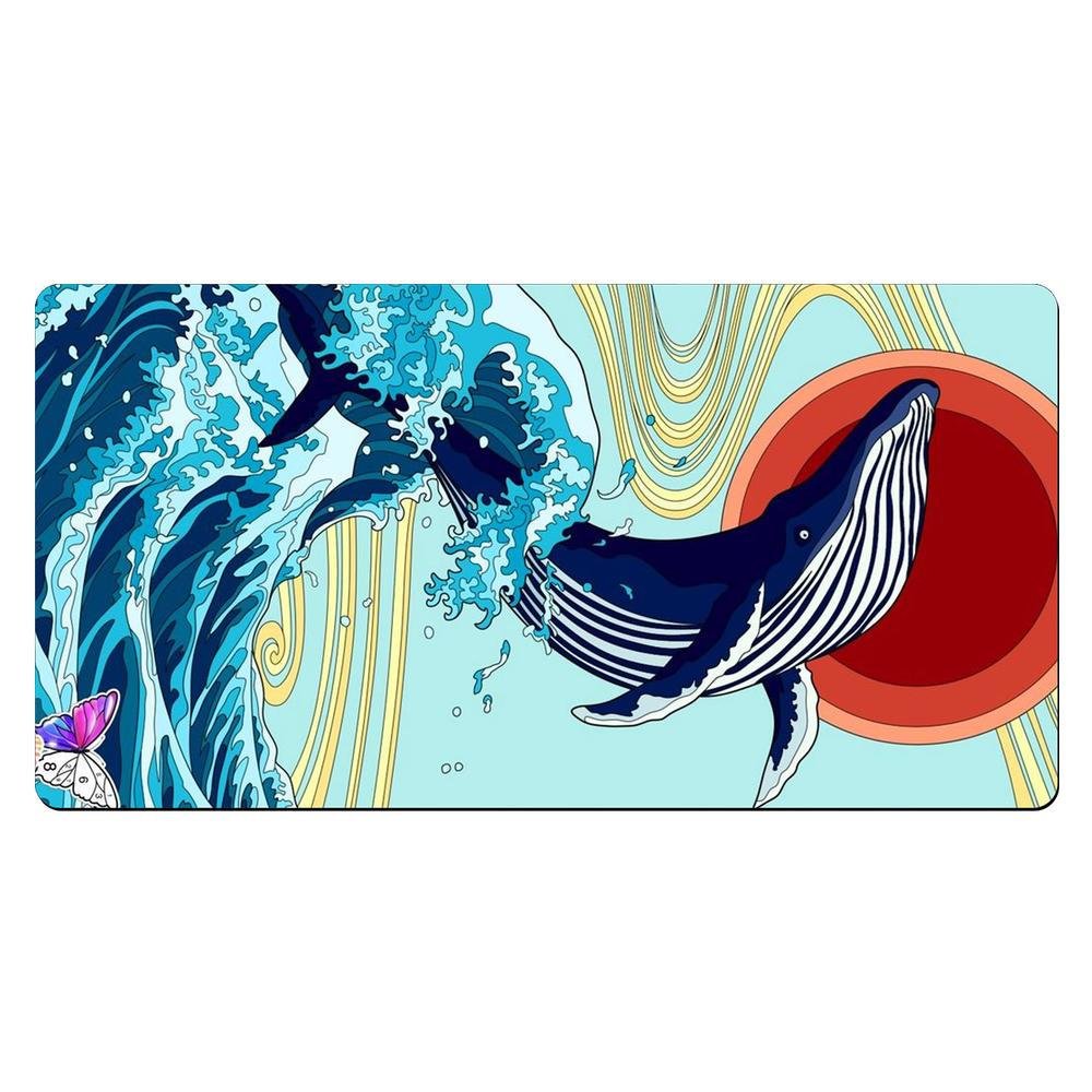 Mouse Pad Gamer Speed Extra Grande Profissional 70x30 - Baleia Mouse Pad Gamer Speed Extra Grande Profissional 70x30 - Baleia