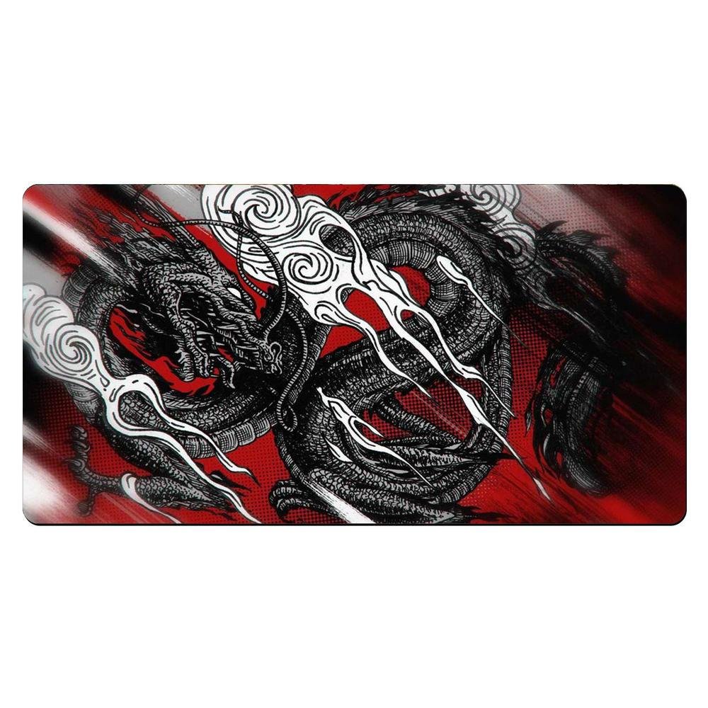 Mouse Pad Gamer Speed Extra Grande Profissional 120x40  - Dragão Negro cartoon