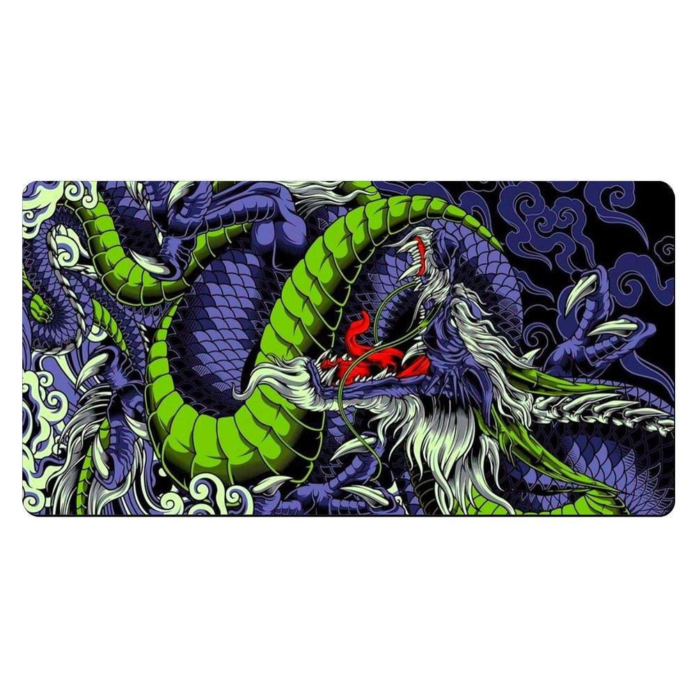 Mouse Pad Gamer Speed Extra Grande Profissional 70x35  -   Dragão Purple