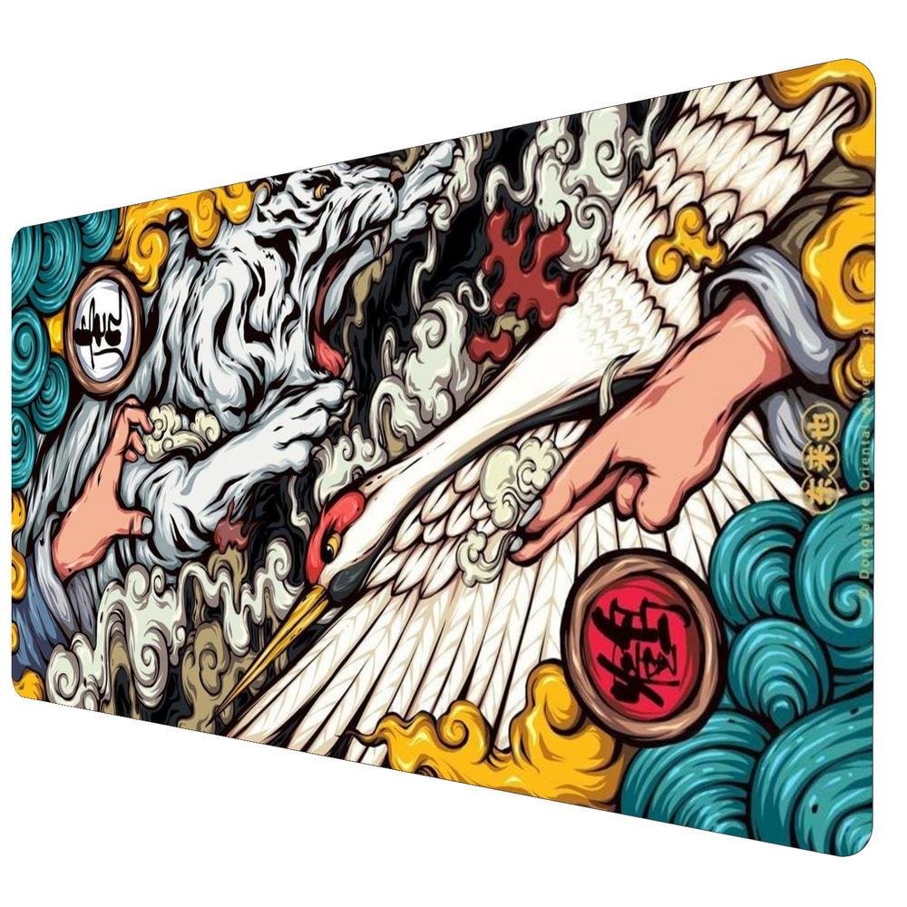 Mouse Pad Gamer Speed Extra Grande Profissional 120x40 - Tigre Branco Mouse Pad Gamer Speed Extra Grande Profissional 120x40 - Tigre Branco