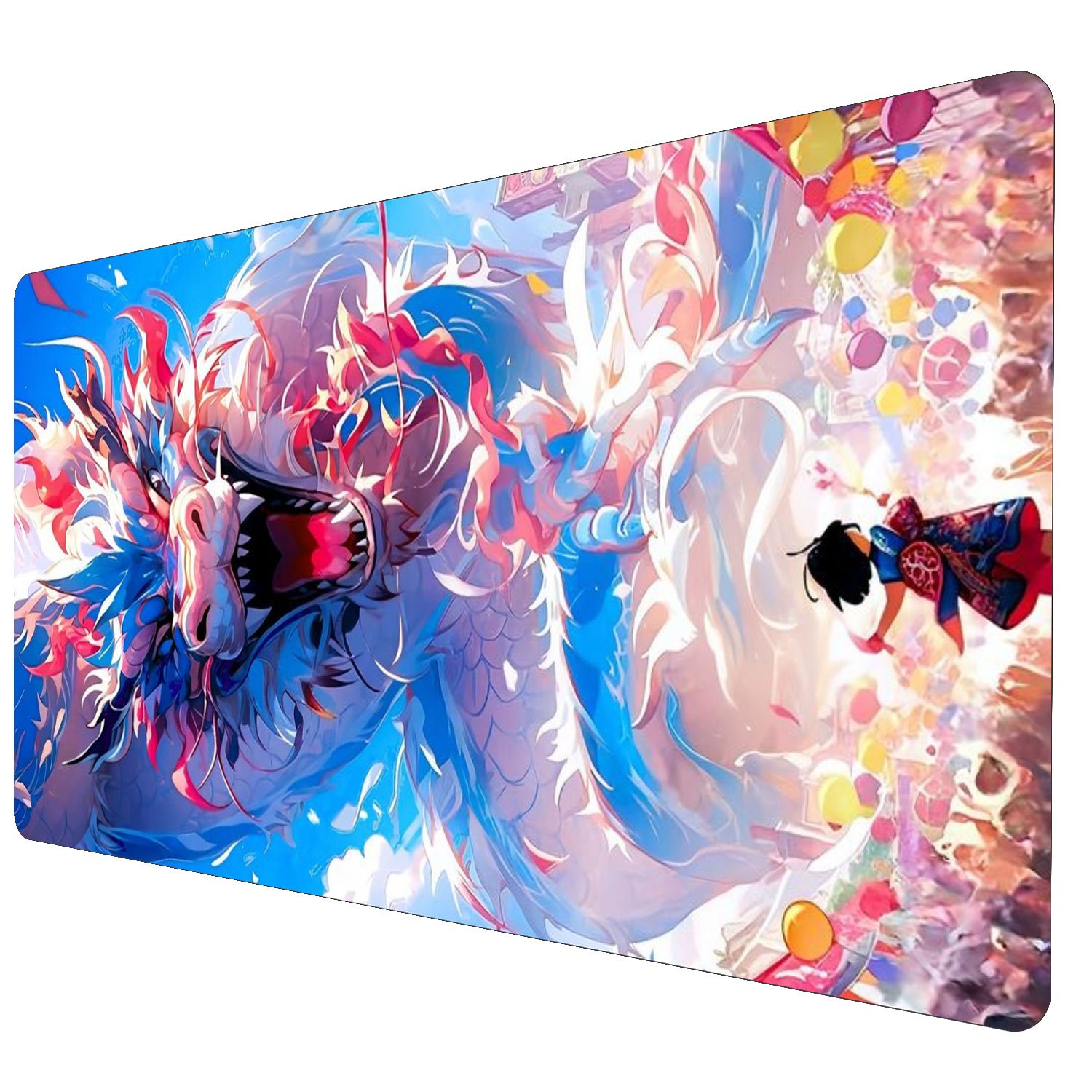 Mouse Pad Gamer Speed Extra Grande Profissional 90x40  -   Dragão Festival