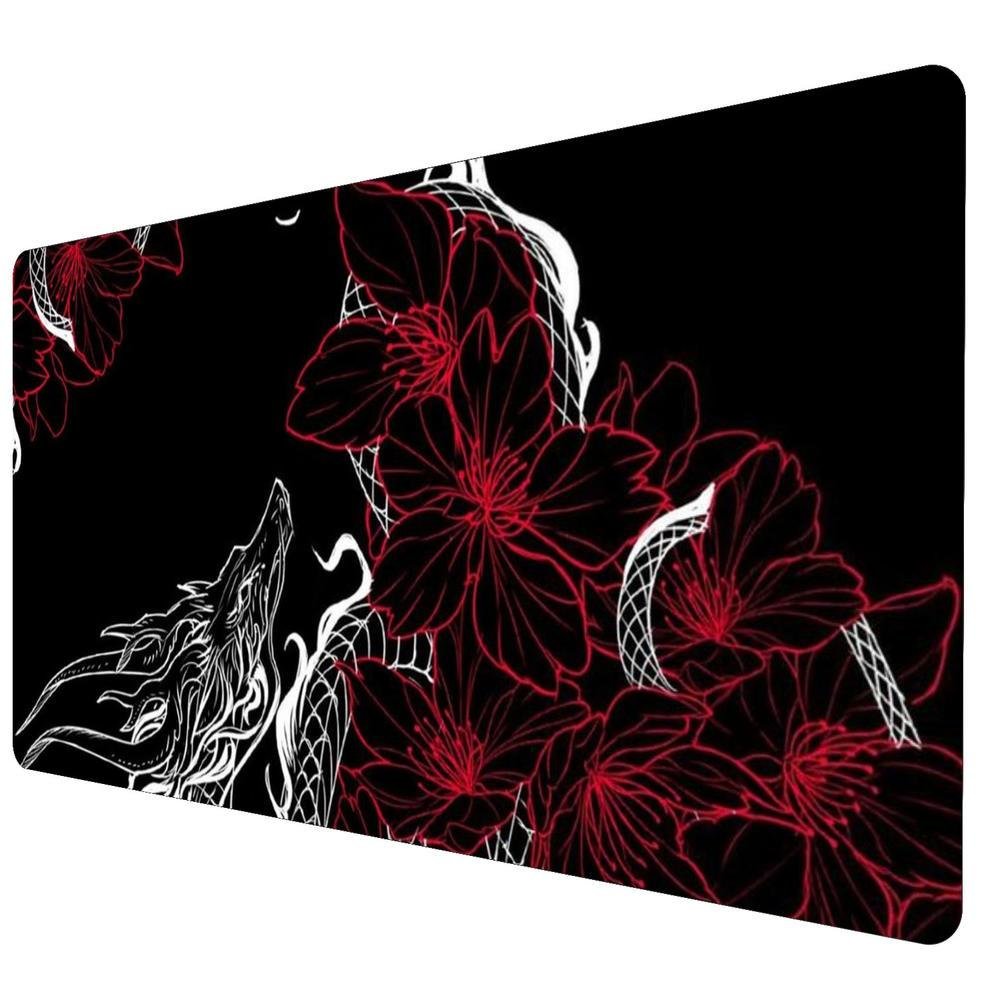 Mouse Pad Gamer Speed Extra Grande Profissional 120x60 - Dragão Flower Mouse Pad Gamer Speed Extra Grande Profissional 120x60 - Dragão Flower