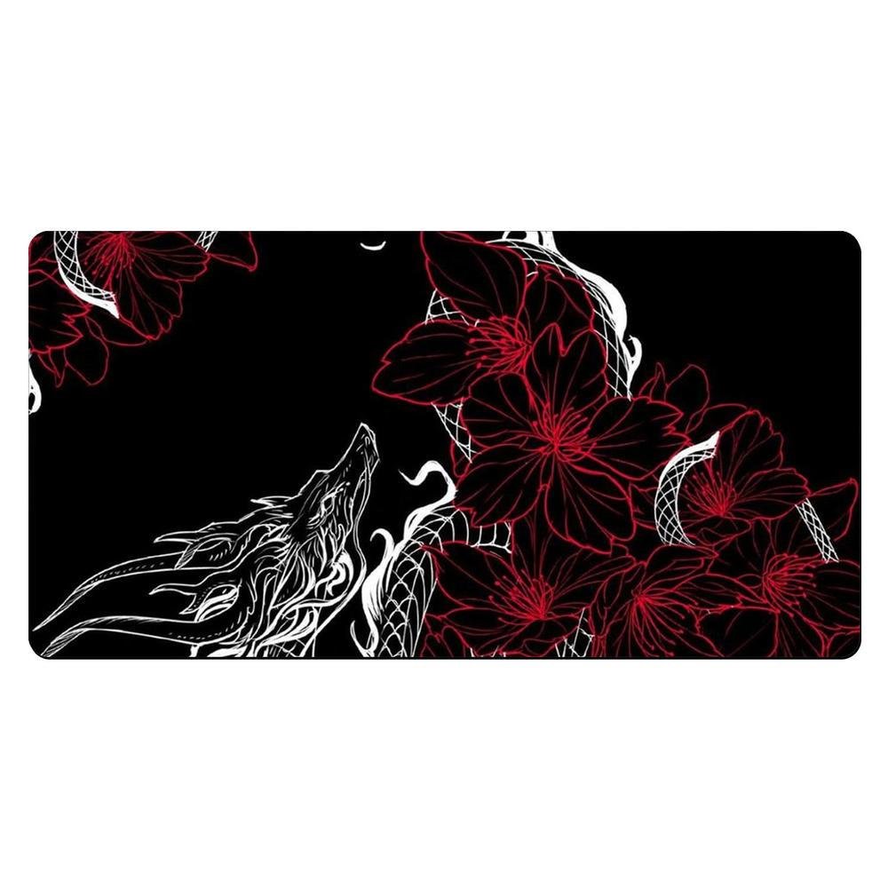 Mouse Pad Gamer Speed Extra Grande Profissional 120x60 - Dragão Flower Mouse Pad Gamer Speed Extra Grande Profissional 120x60 - Dragão Flower