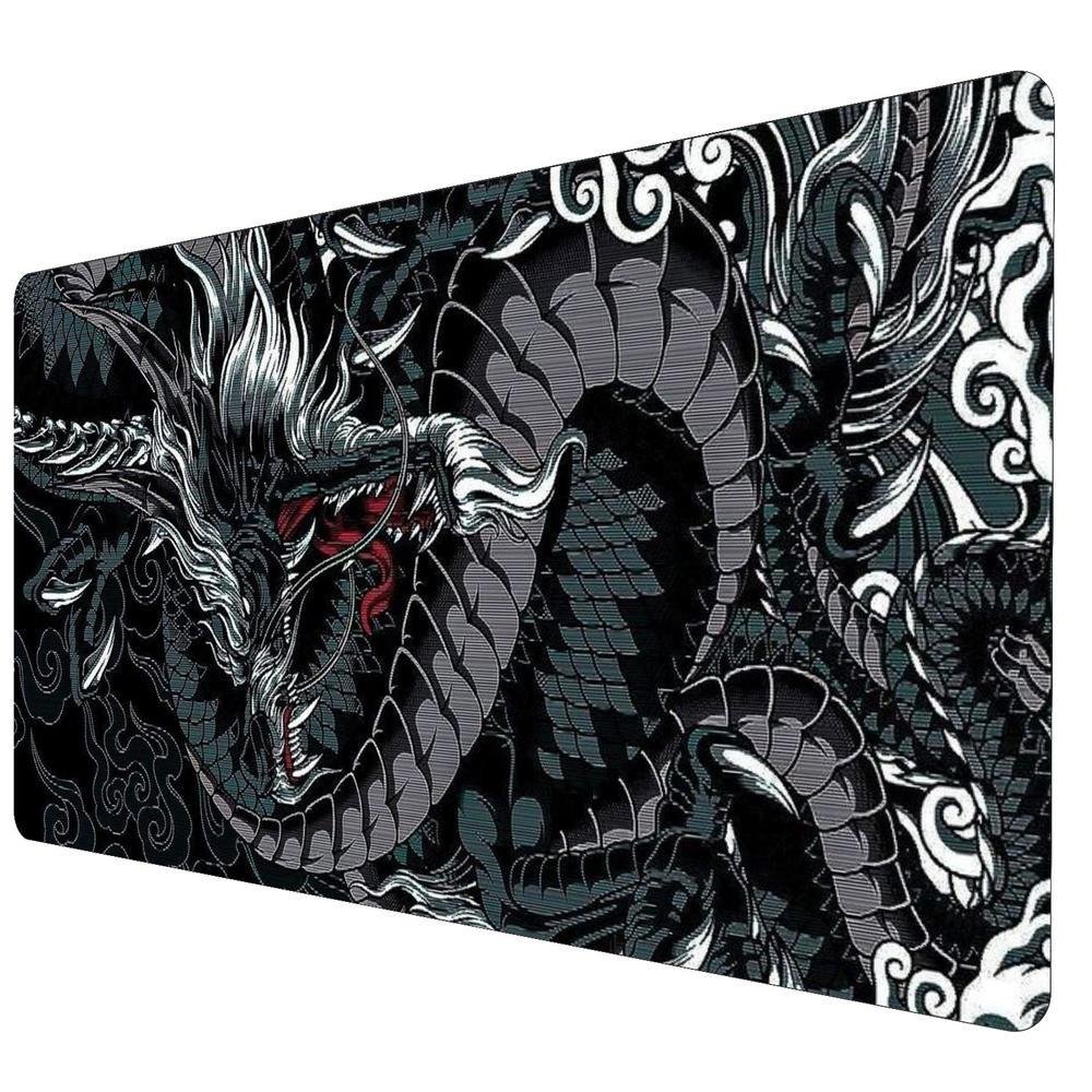 Mouse Pad Gamer Speed Extra Grande Profissional 80x40 - Dragão Dark Mouse Pad Gamer Speed Extra Grande Profissional 80x40 - Dragão Dark