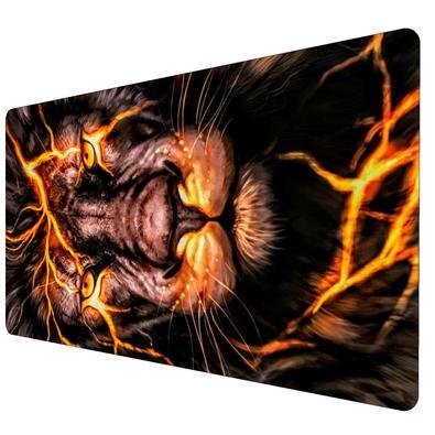 Mouse Pad Gamer Speed Extra Grande Profissional 100x50  -   Leão Brilho