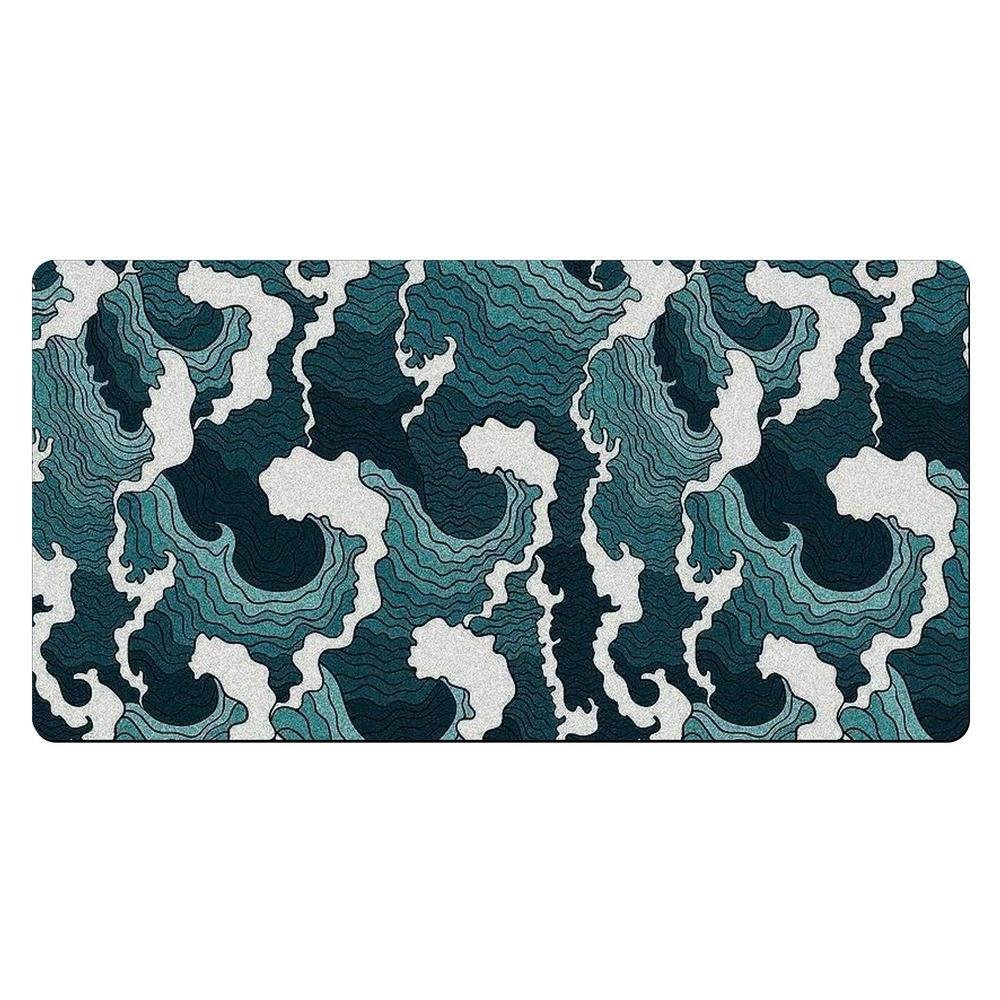 Imagem 2 de 3 do produto Mouse Pad Gamer Speed Extra Grande Profissional 90x50  -  Ondas