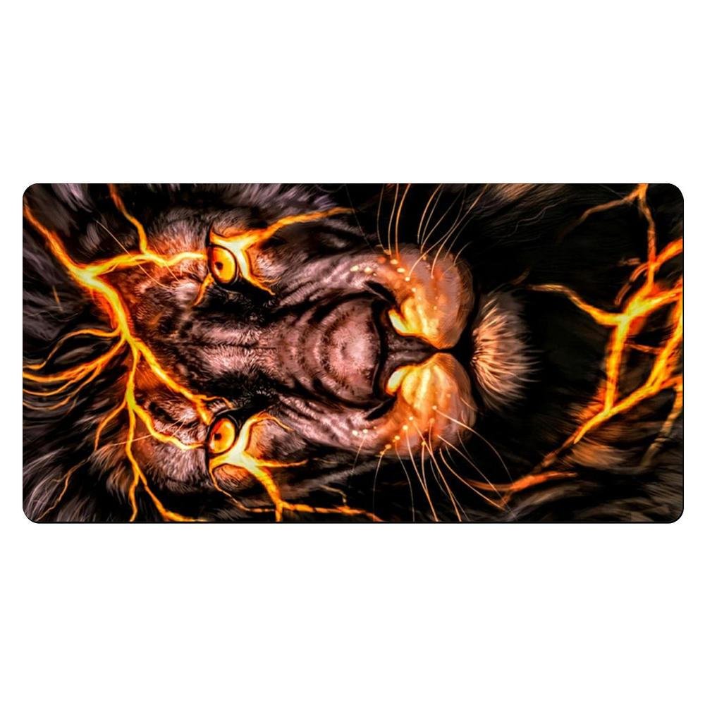 Mouse Pad Gamer Speed Extra Grande Profissional 90x50  -   Leão Brilho