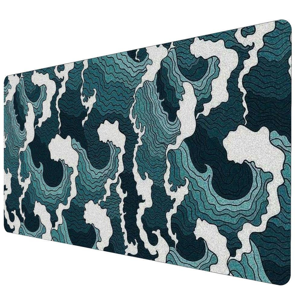Mouse Pad Gamer Speed Extra Grande Profissional 60x30 - Ondas Mouse Pad Gamer Speed Extra Grande Profissional 60x30 - Ondas
