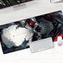 Mouse Pad Gamer Speed Extra Grande Profissional 70x30  -caveira Dark