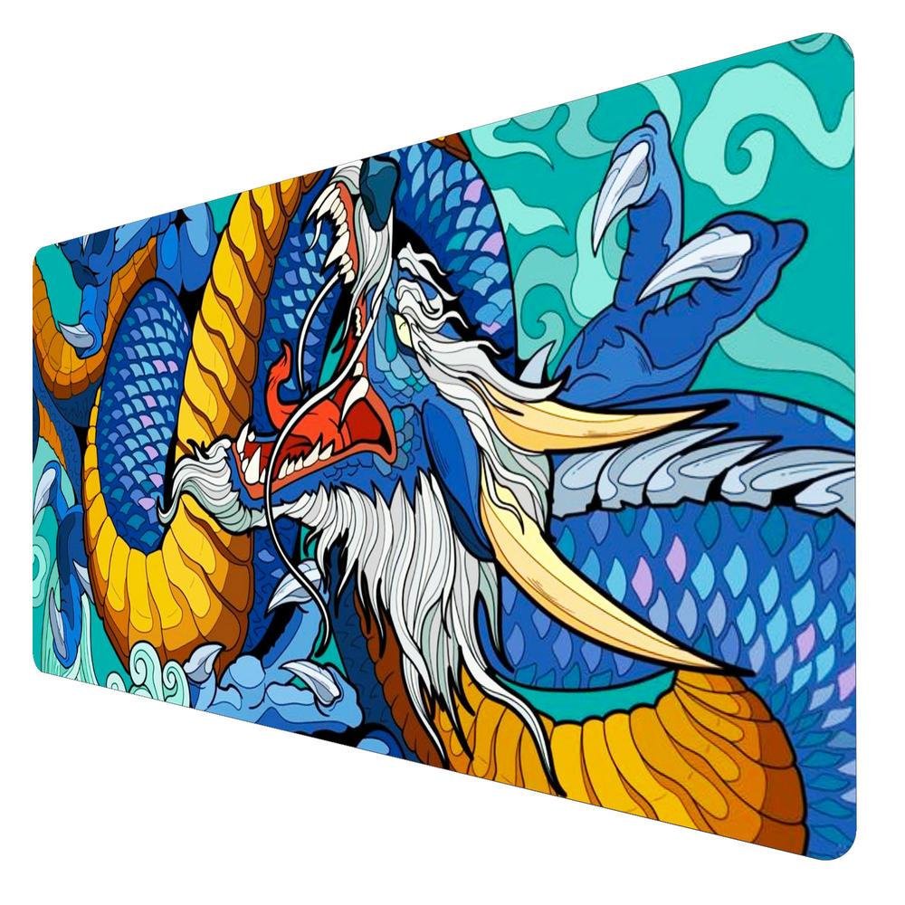 Mouse Pad Gamer Speed Extra Grande Profissional 70x35 - Dragão Carton Mouse Pad Gamer Speed Extra Grande Profissional 70x35 - Dragão Carton