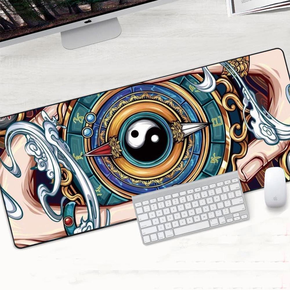 Mouse Pad Gamer Speed Extra Grande Profissional 80x40 - Bussola Mouse Pad Gamer Speed Extra Grande Profissional 80x40 - Bussola