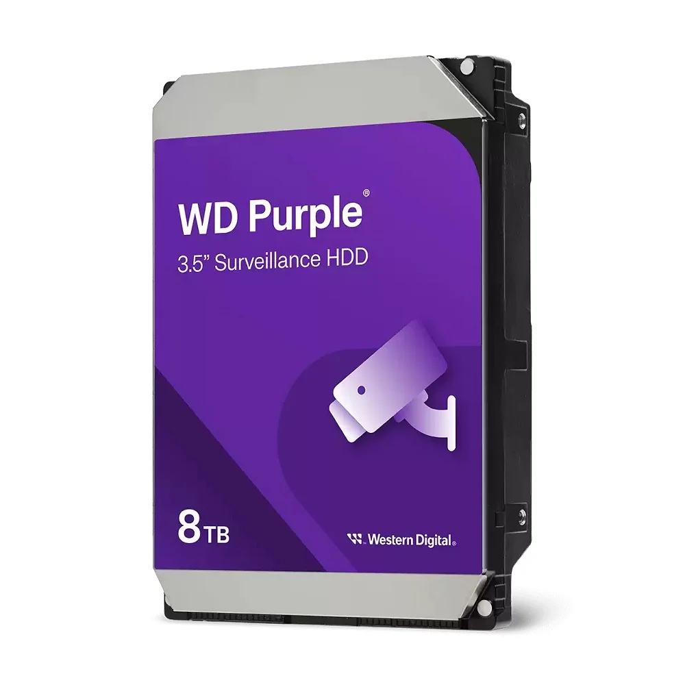 Hd WD Purple Surveillance 8tb, 3.5 Polegadas, 5640rpm, 256mb, Sata - Wd85purz Hd WD Purple Surveillance 8tb, 3.5 Polegadas, 5640rpm, 256mb, Sata - Wd85purz