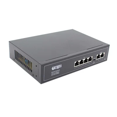 Switch 4 Portas Poe + 2 Uplinks - Hz-ef1006p-ea2
