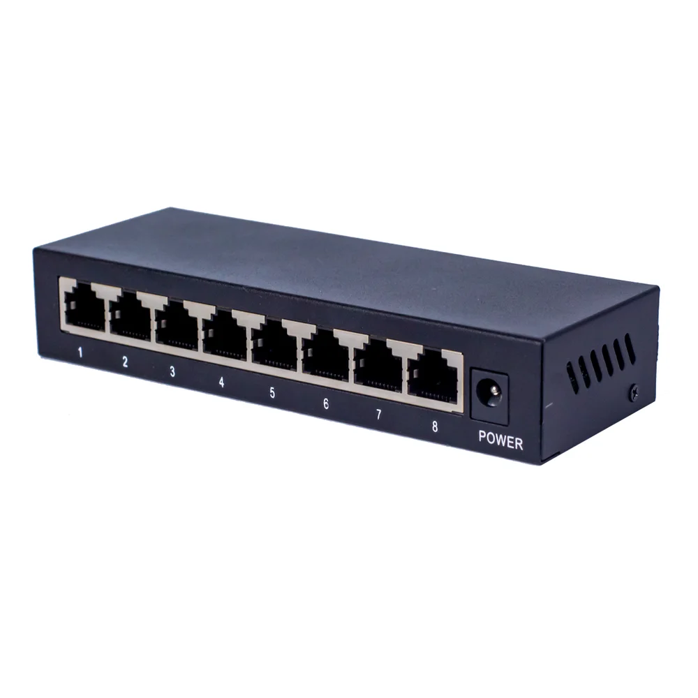 Imagem 2 de 5 do produto Switch 10/100/1000 Haiz, 08 Portas, Gigabit Ethernet - Hz-1008gb