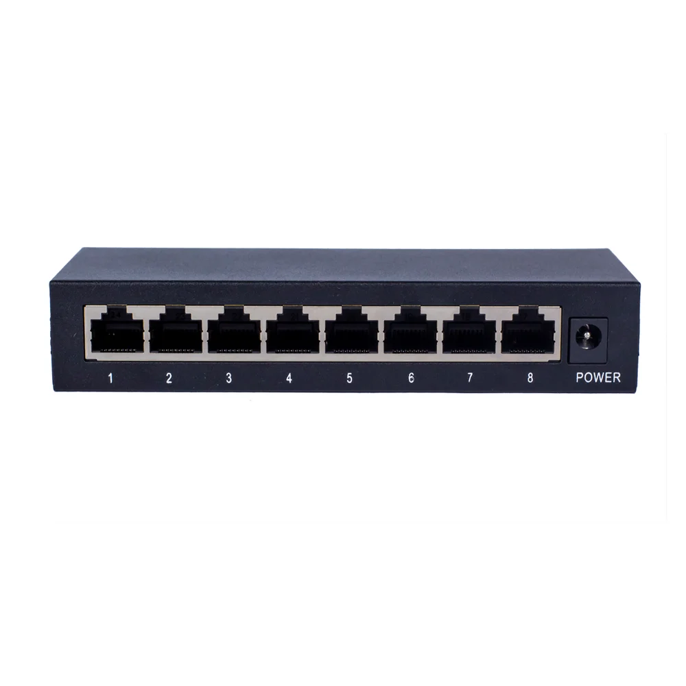 Imagem 3 de 5 do produto Switch 10/100/1000 Haiz, 08 Portas, Gigabit Ethernet - Hz-1008gb