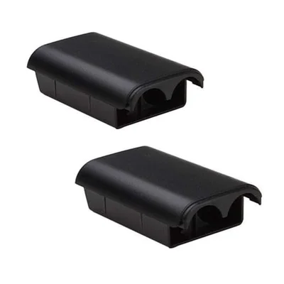 2 Suporte De Pilhas Controle XBOX 360 Tampa De Bateria Preta