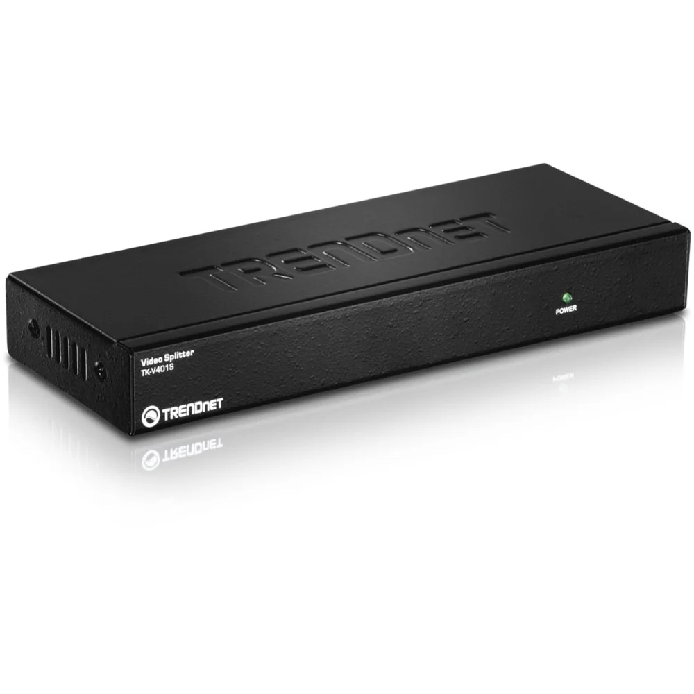 Imagem 3 de 3 do produto Trendnet Video Splitter Trendnet, 4 Portas, Para Chaveador Kvm - Tk-v401s
