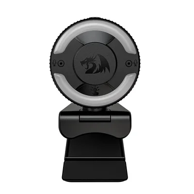 Webcam Redragon Gw910 Oneshot, FULL HD, 30 Fps, Microfone Integrado, Preto
