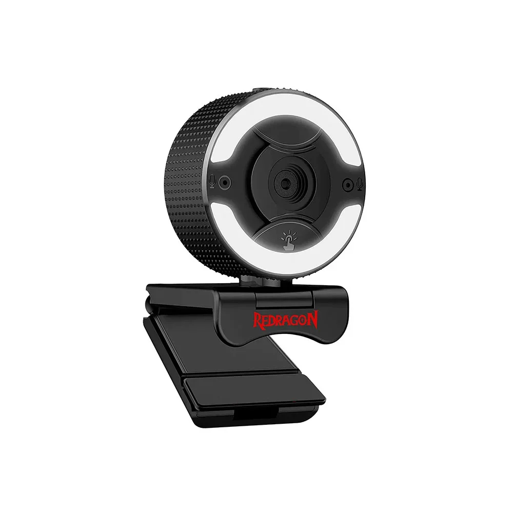 Imagem 2 de 5 do produto Webcam Redragon Gw910 Oneshot, FULL HD, 30 Fps, Microfone Integrado, Preto