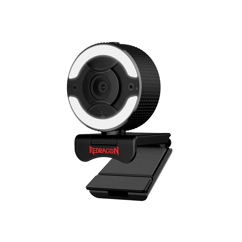Imagem 3 de 5 do produto Webcam Redragon Gw910 Oneshot, FULL HD, 30 Fps, Microfone Integrado, Preto