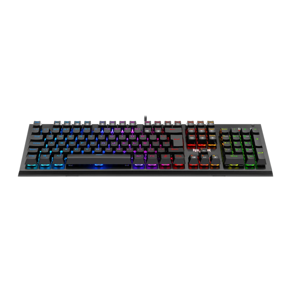 Teclado Mecânico Redragon Aryaman K569, V2, RGB, Preto, Switch Azul Teclado Mecânico Redragon Aryaman K569, V2, RGB, Preto, Switch Azul