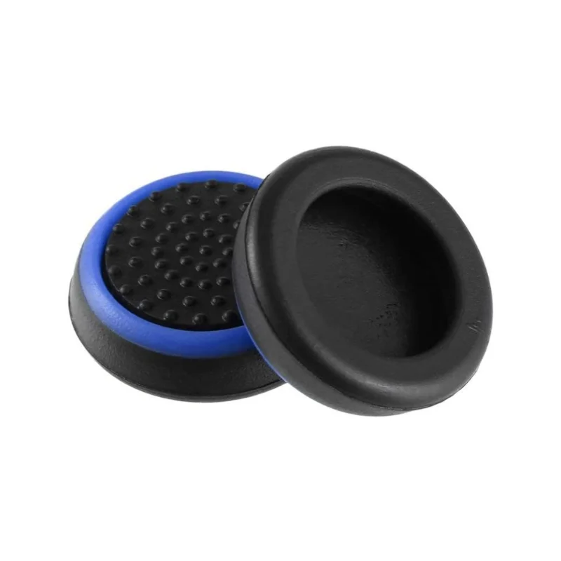 Imagem 1 de 1 do produto Grip Silicone Protetor Analógico 2 Capinhas Radalishop, Para, Xbox, Playstation, Azul