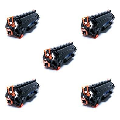 Kit 5x Toner 100% Compatível Novo Cb435a Cb436a Ce285 P1102 P1005 P1505 P1006 I 2k *envio Imediato*