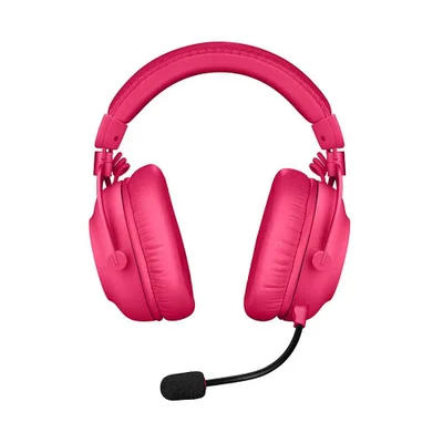 Headset Gamer Sem Fio Logitech G Pro X 2 Lightspeed, Magenta -  981-001274