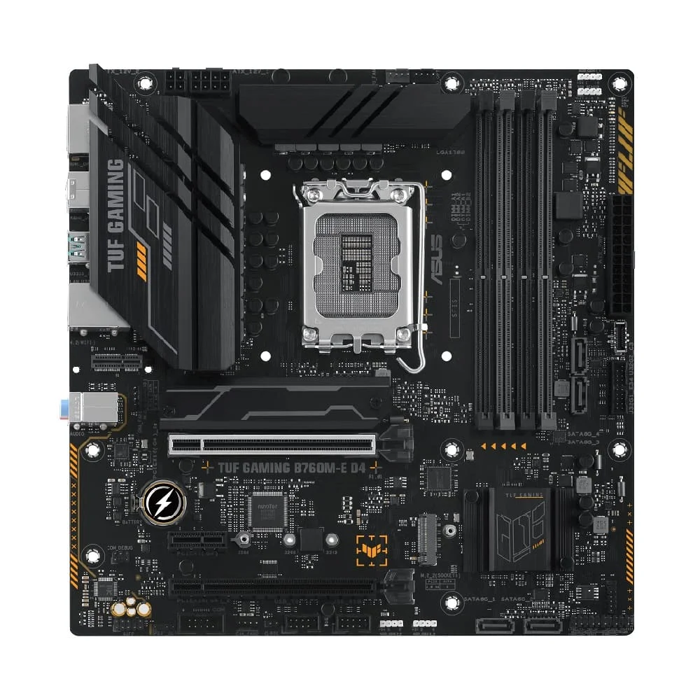 Placa Mãe Asus Tuf Gaming B760m-e, D4, DDR4, LGA1700, Micro ATX