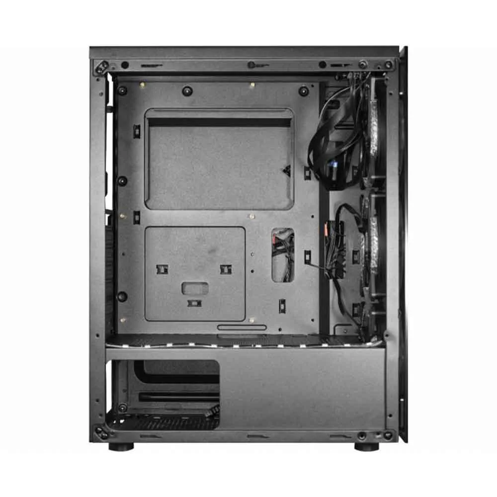 Imagem 3 de 5 do produto Gabinete Gamer K-mex Cg-bl10, C/3fan, 120x120mm