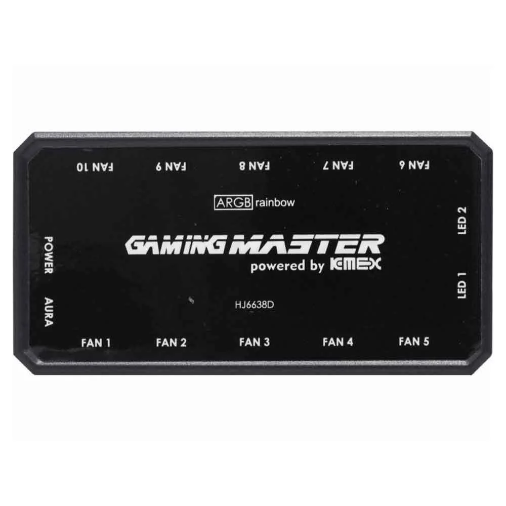 Imagem 4 de 5 do produto Gabinete Gamer K-mex Cg-bl10, C/3fan, 120x120mm