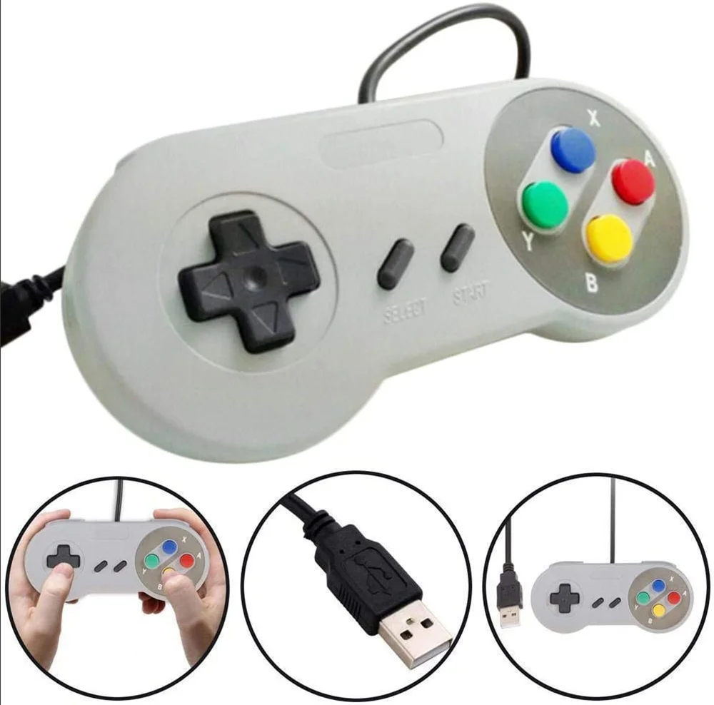 Imagem 3 de 5 do produto Controle Usb Super S Nes Ponto Do Nerd, Para Computador, Mac, Emulador