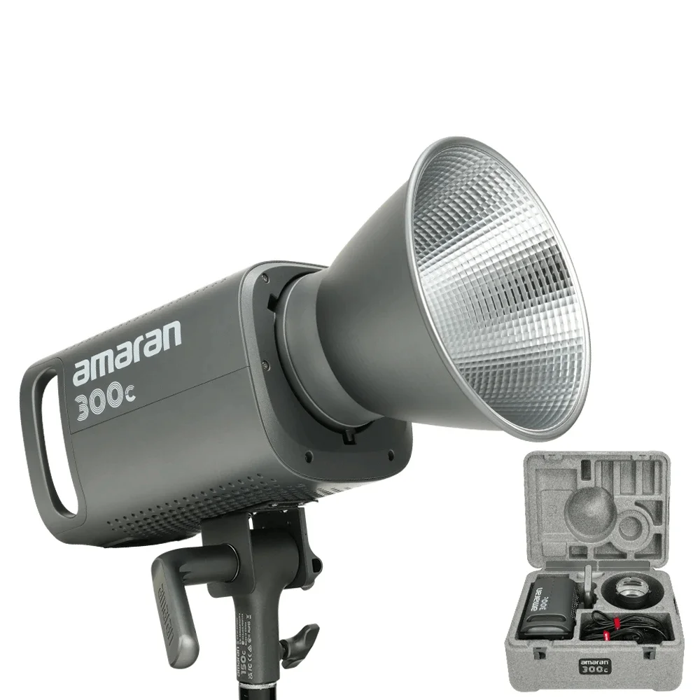 Iluminador LED Aputure Amaran 300c RGB KaBuM