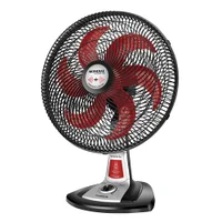 Ventilador De Mesa Mondial Turbo Excellence, 127v, vermelho/preto - Vt-rp-01