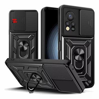 Capa Para Infinix Hot 11s, Protetora Resistente, Anti Impacto, Queda, Armadura Militar, preto