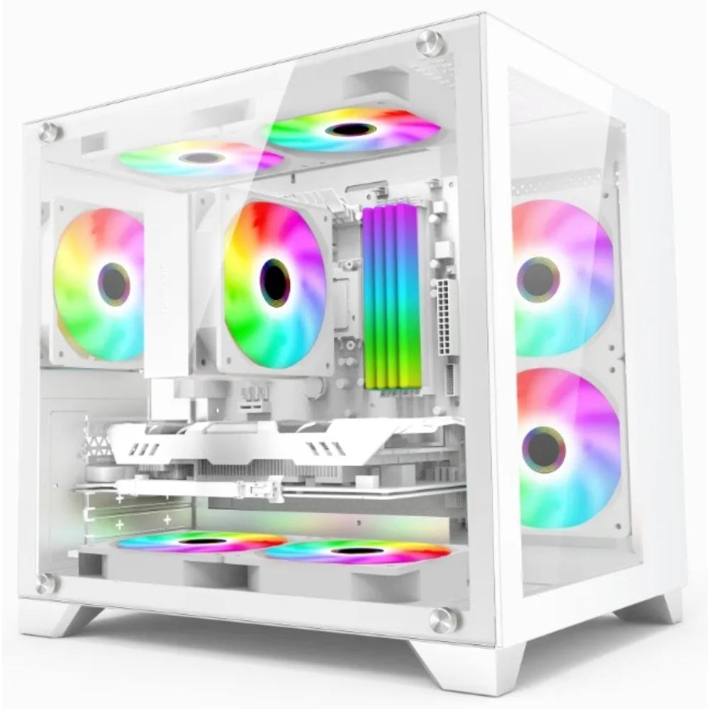 Gabinete Gamer, Aquário, Lateral Vidro Temperado