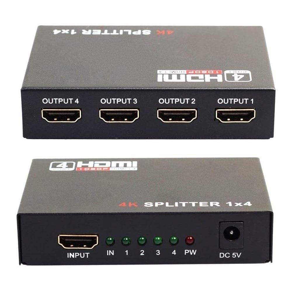 Imagem 2 de 3 do produto Adaptador Splitter, 4 HDMI, 1080p, 3D