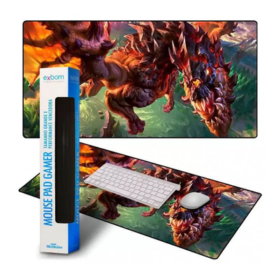 Mousepad Speed Gamer Exbom, Extra Grande, 700x350x3mm - Mp-7035c17