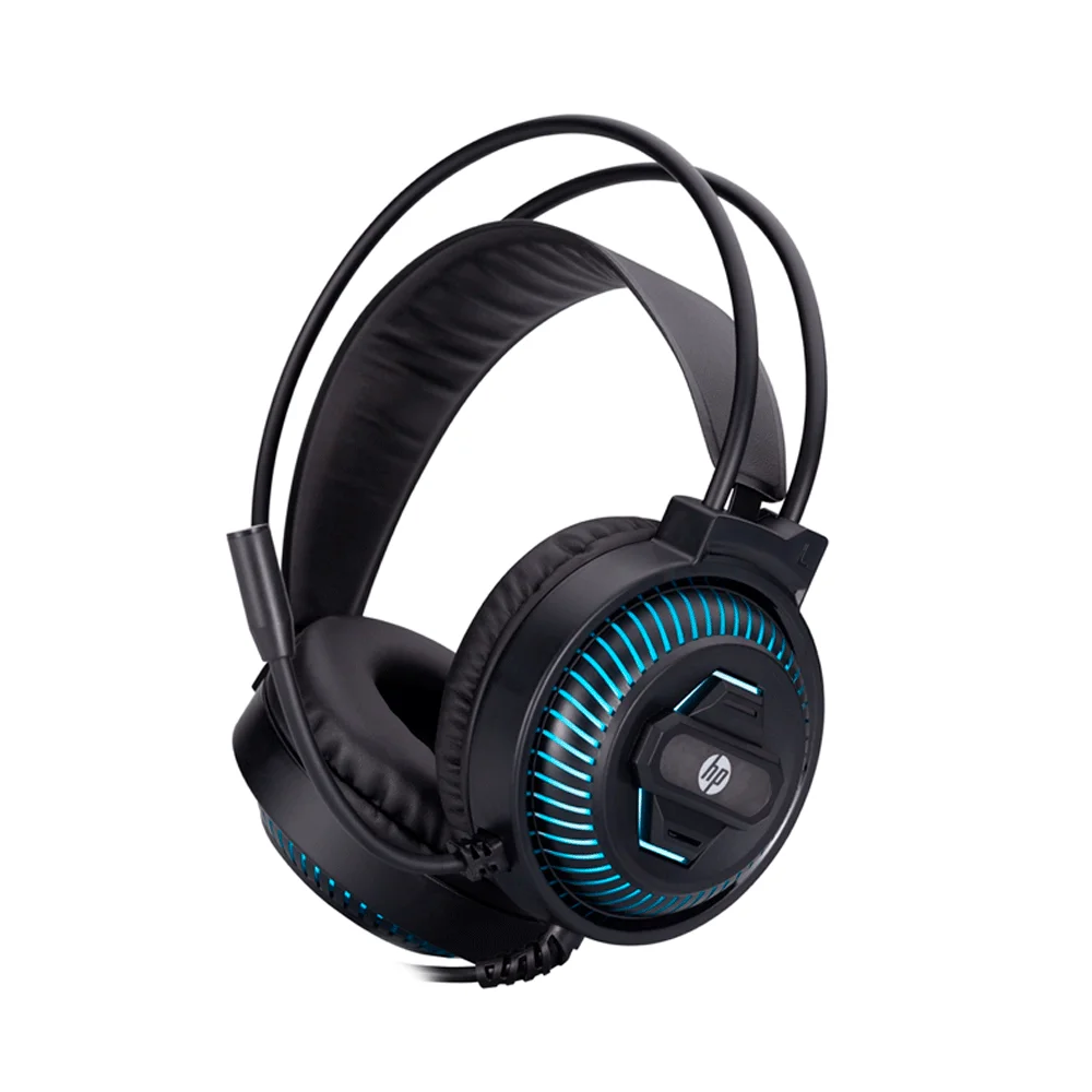 Headset Gamer HP, DHE-8001U, Conexão USB, 50mm - Preto Headset Gamer HP, DHE-8001U, Conexão USB, 50mm - Preto