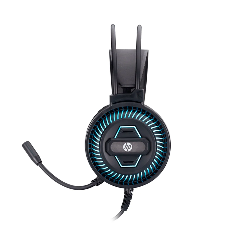 Headset Gamer HP, DHE-8001U, Conexão USB, 50mm - Preto Headset Gamer HP, DHE-8001U, Conexão USB, 50mm - Preto