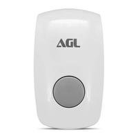 Botoeira Agl Bt-s 433, Sem Fio, 433 Sobrepor, Abs, Contato Seco