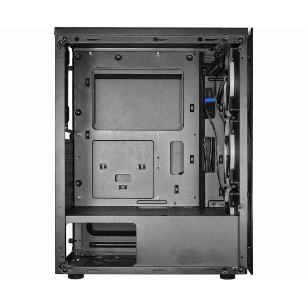 Imagem 4 de 5 do produto Gabinete Gamer K-mex  Al10, Painel Vidro, 3fan, 120x120mm
