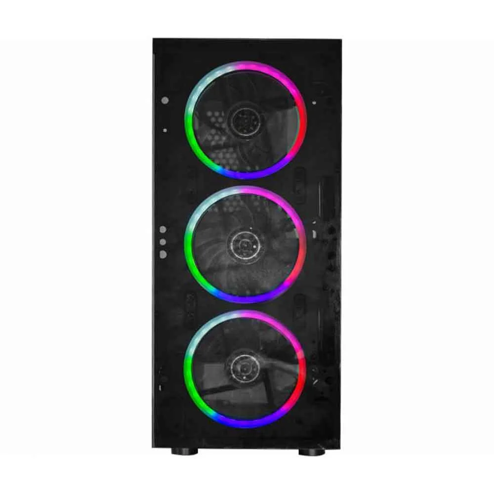 Imagem 5 de 5 do produto Gabinete Gamer K-mex  Al10, Painel Vidro, 3fan, 120x120mm