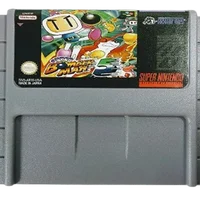 Jogo Retro Video Game Super Nintendo Bomberman 5