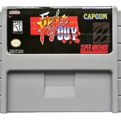 Jogo Retro Video Game Super Nintendo Final Fight Guy