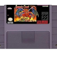 Jogo Retro Video Game Super Nintendo Demons Crest