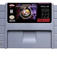 Jogo Retro Video Game Super Nintendo Mortal Kombat 3