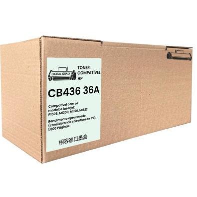 Toner Cb436a / 36a Compatível Para Laserjet