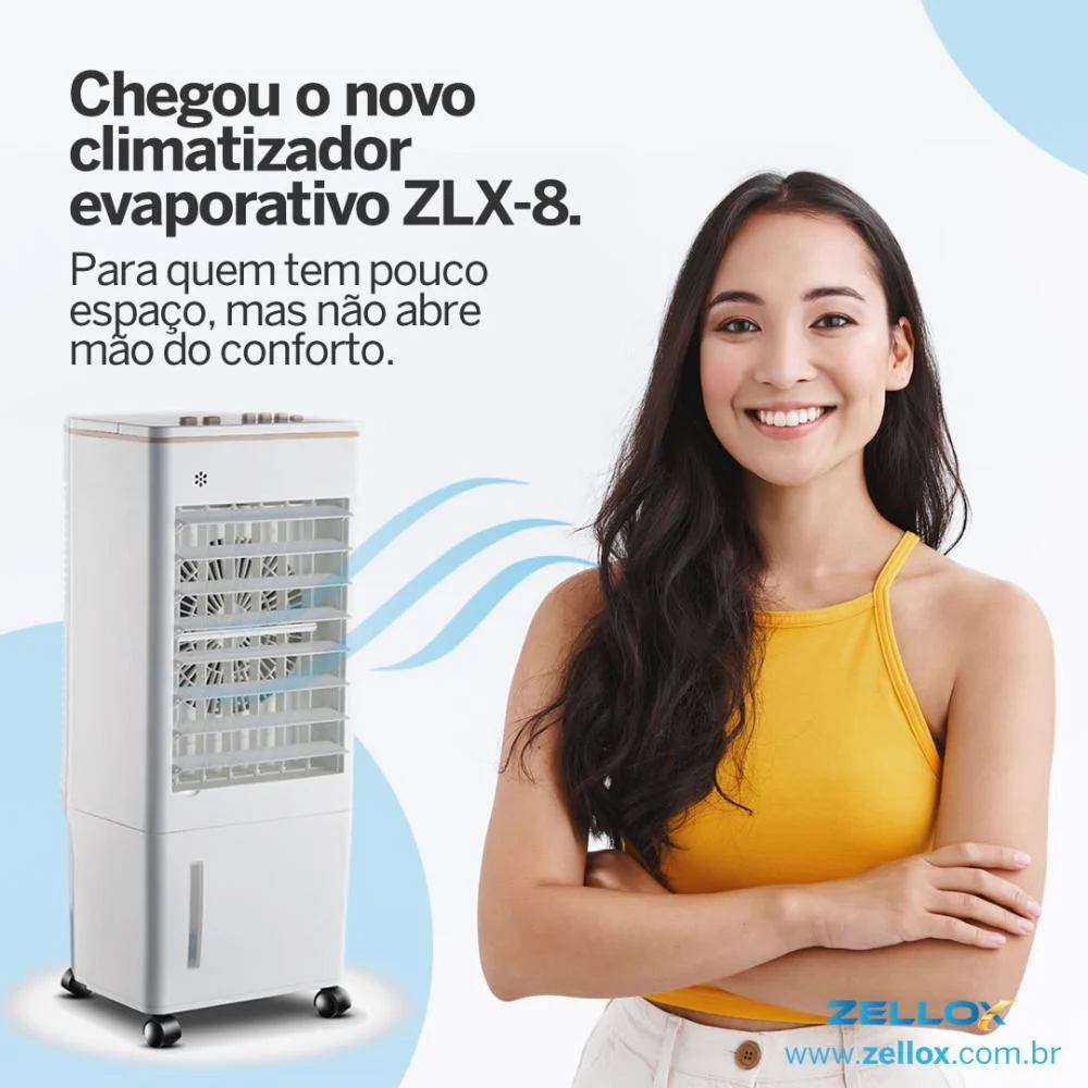 Climatizador De Ar Zellox Zlx KaBuM