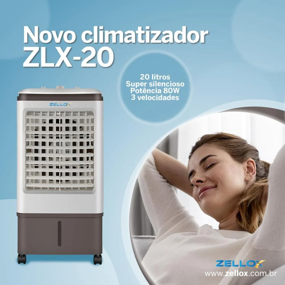 Climatizador De Ar Zelllox Zlx20 KaBuM